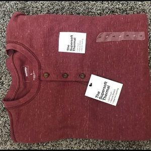 BRAND NEW deep red thermal